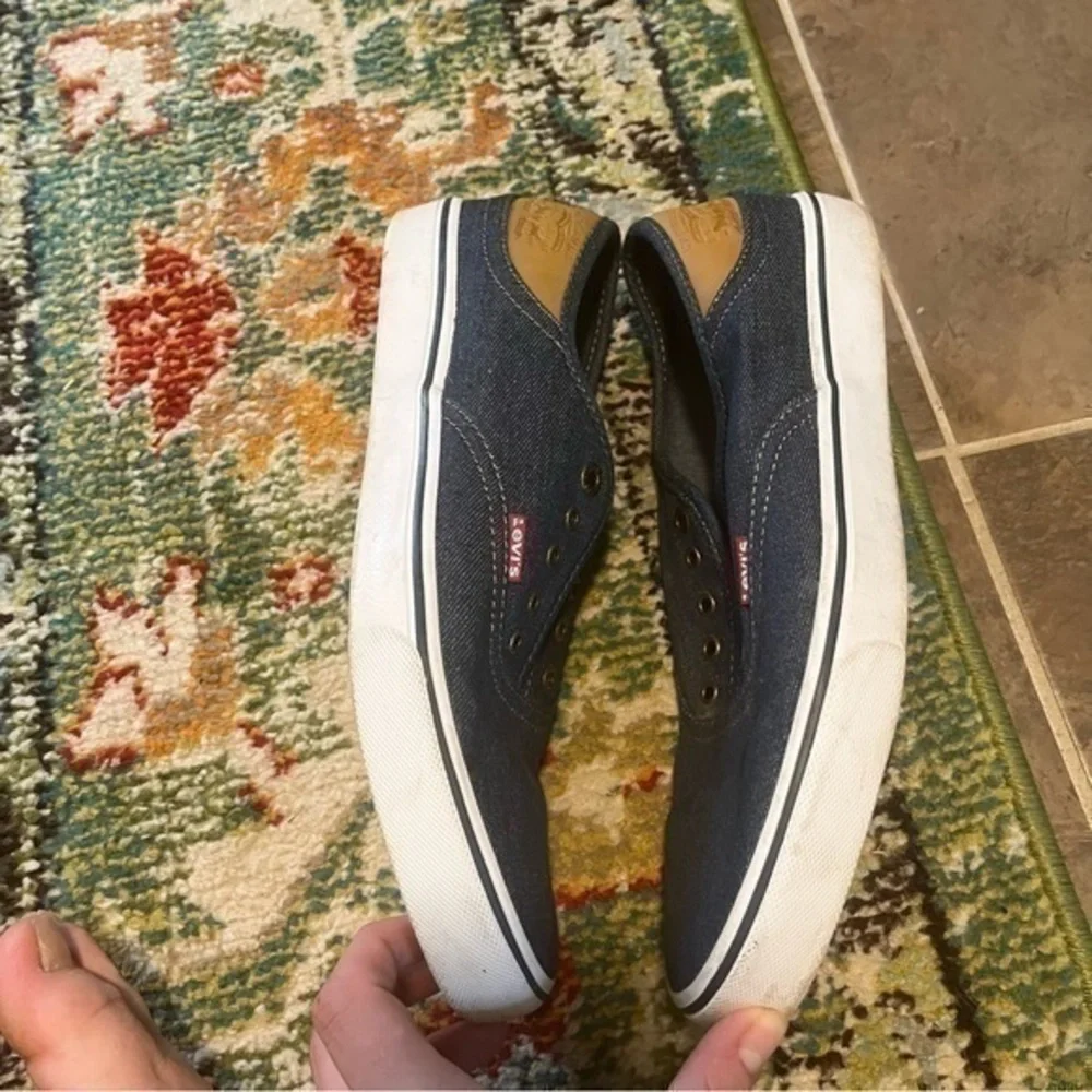 Men’s Levi’s denim slide on sneakers shoes